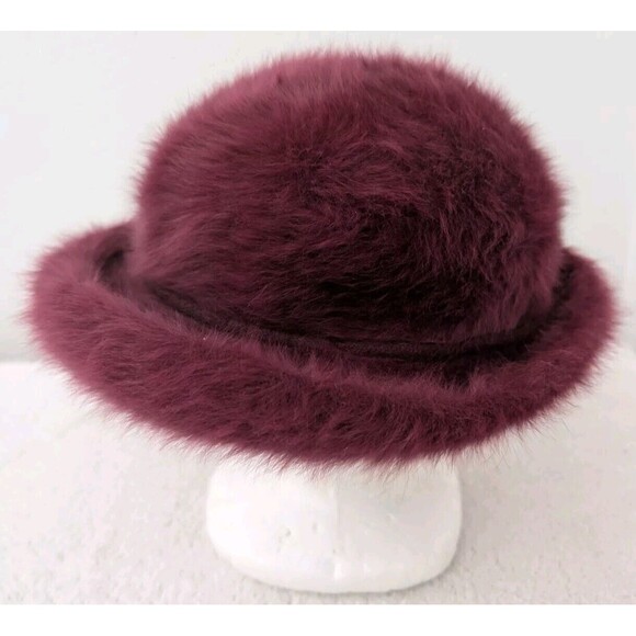 Kangol Furgora Brimmed Hat Mauve w/ Gold Buckle Eunice United Kingdom Soft main image 7